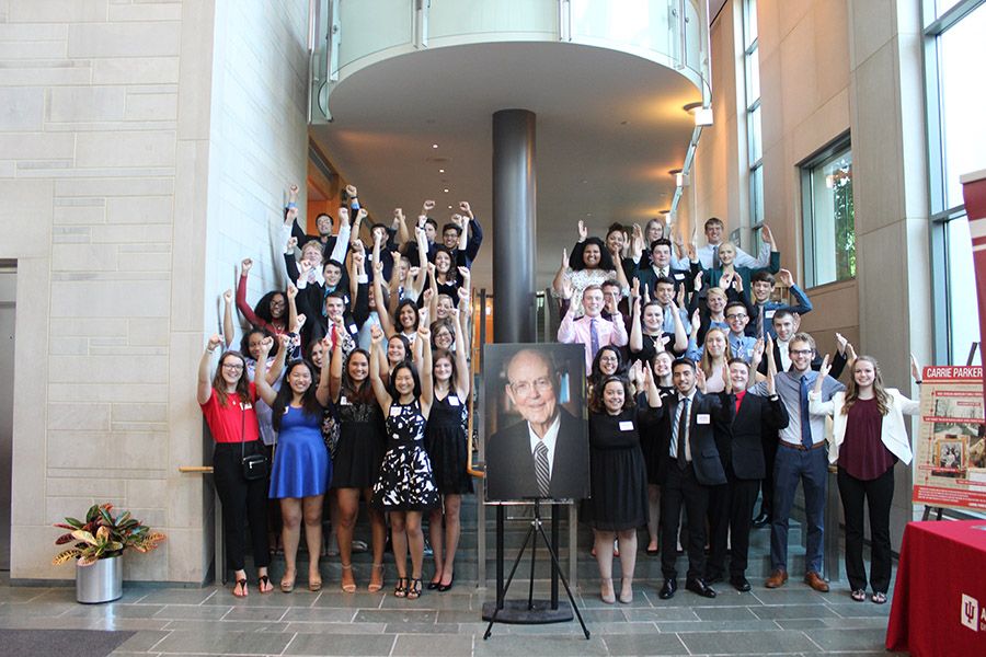 A group photo of the Cox Scholars.