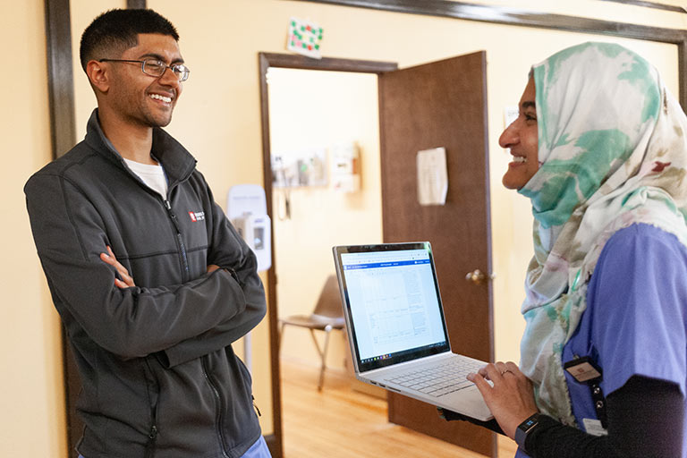 IU School of Medicine students work to provide primary care-based medical services, free of charge.